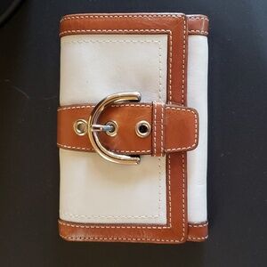 Coach leather bifold wallet